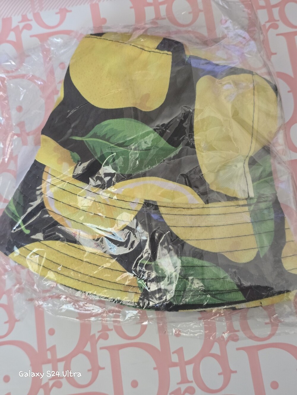 Lemon Decor Bucket Fisherman Hat  NEW - Picture 7 of 7